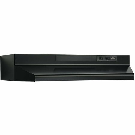 ALMO 30-Inch Black Convertible Under-Cabinet Range Hood with Easy Install System and 260 CFM Blower BUEZ330BL